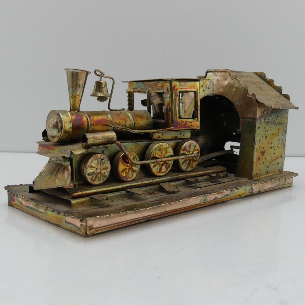 Berkeley Designs Copper Train Music Box Chattanooga Choo Choo Works Vintage